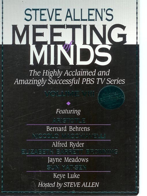 Title details for Meeting of Minds, Volume VIII by Steve Allen - Available
